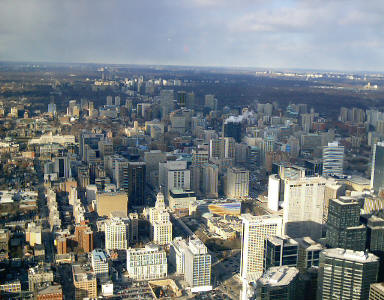 Toronto Downtown from the CN Tower