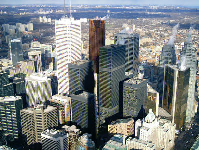 Toronto Downtown from the CN Tower